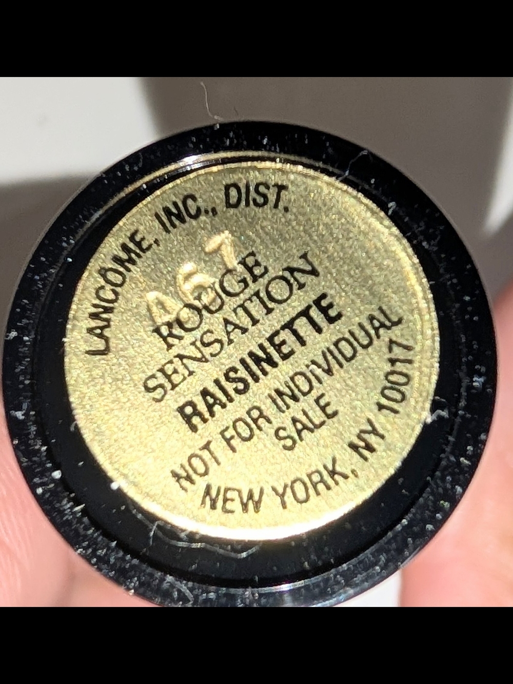 Lancome Rouge Sensation Lipstick RAISINETTE FULL SIZE NEW